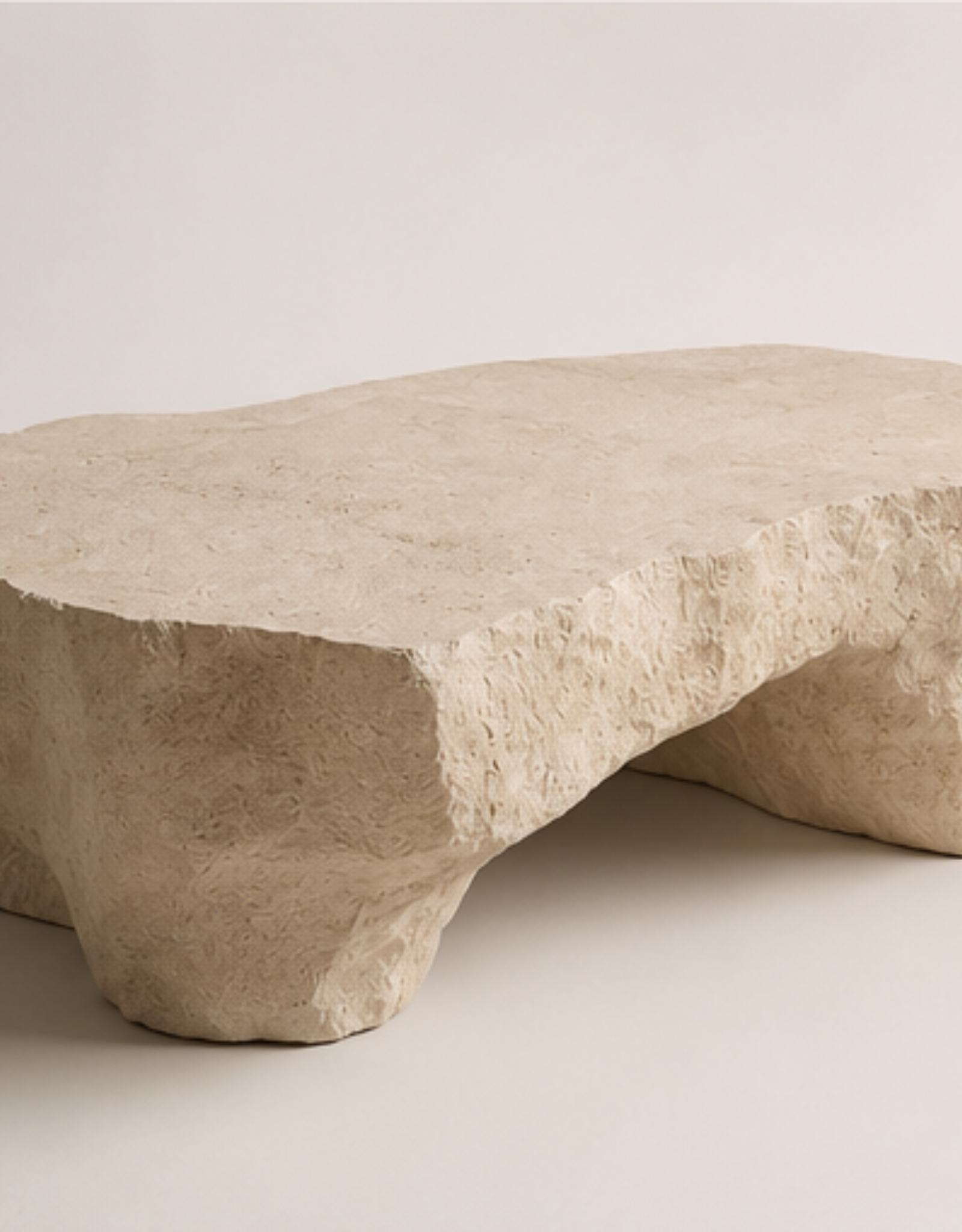 SOREN handcrafted stone coffee table