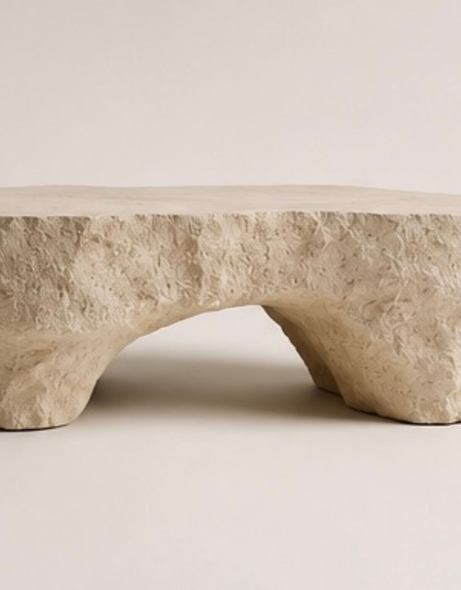 SOREN handcrafted stone coffee table