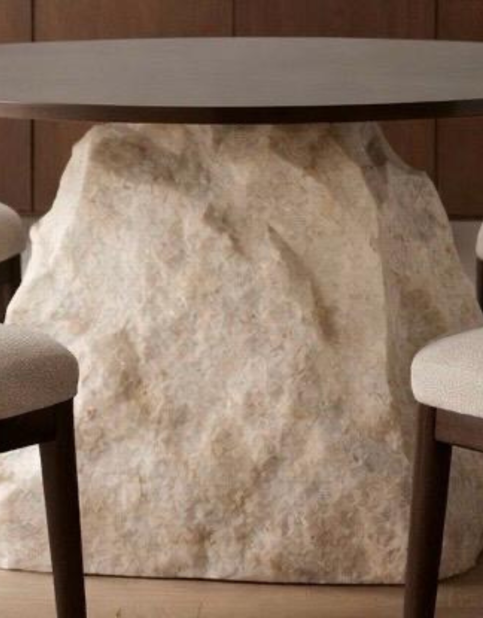 ELIO handcrafted stone dining table