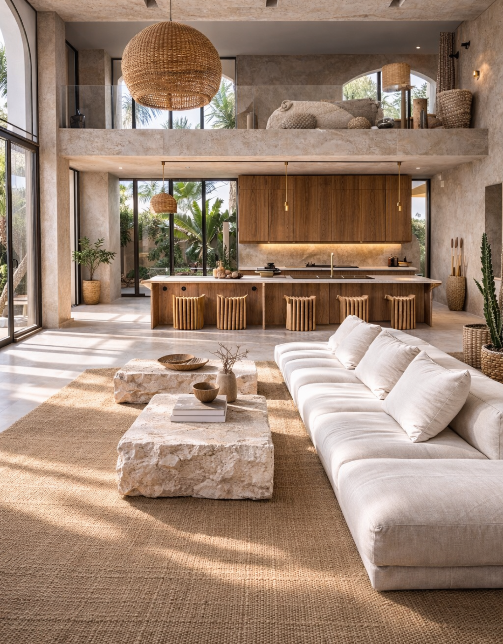 TERRA handcrafted stone coffee table