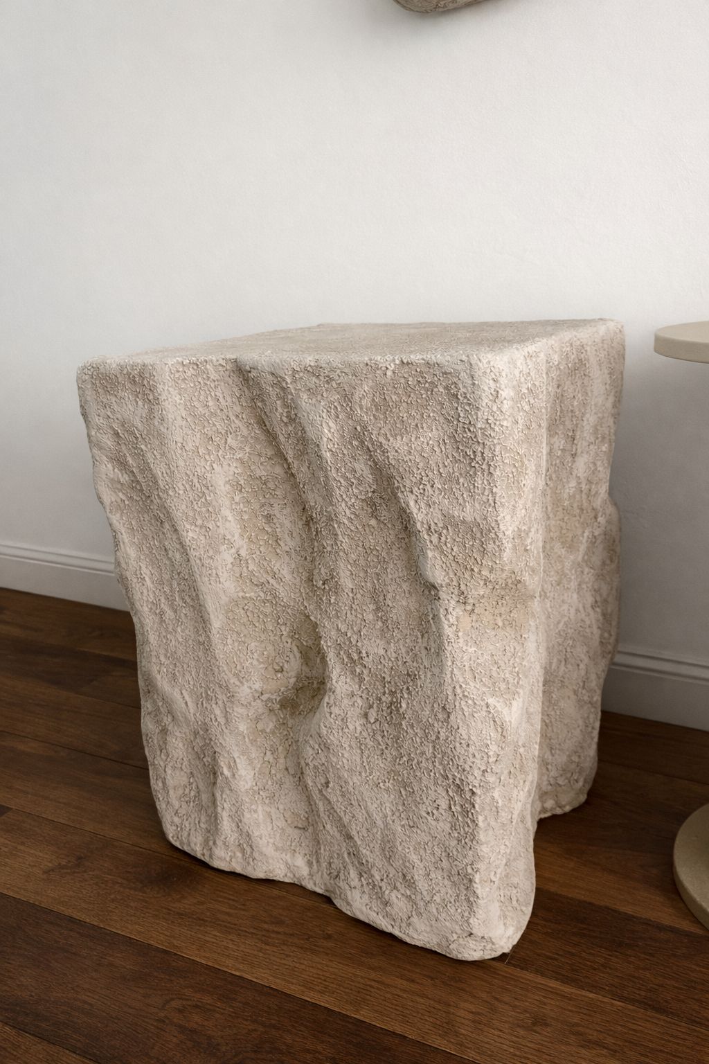 Stone rock stool